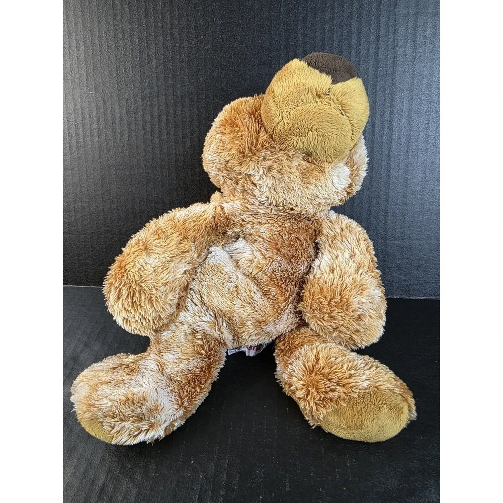 Aurora Flopsies Golden Bearton Frosted Bronze & White Splotchy Floppy Plush Bear